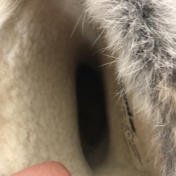 Oscar sport rabbit fur boots size 36 (5.5) - Picture 10 of 13